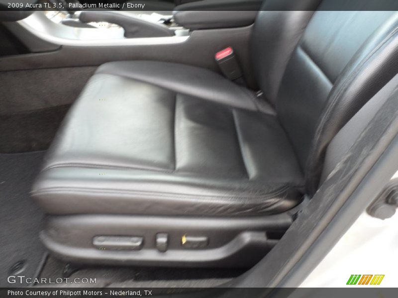 Palladium Metallic / Ebony 2009 Acura TL 3.5