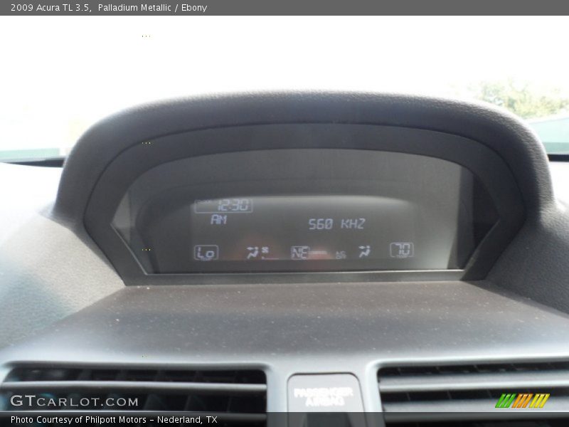 Palladium Metallic / Ebony 2009 Acura TL 3.5