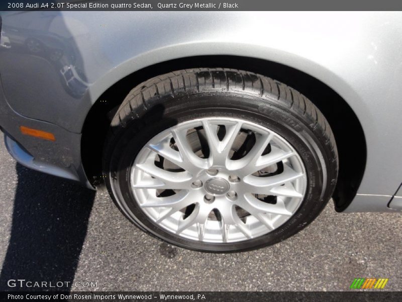 Quartz Grey Metallic / Black 2008 Audi A4 2.0T Special Edition quattro Sedan
