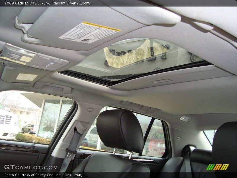 Radiant Silver / Ebony 2009 Cadillac DTS Luxury