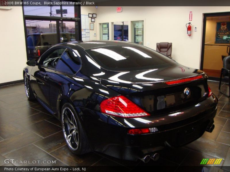 Black Sapphire Metallic / Black 2008 BMW M6 Coupe