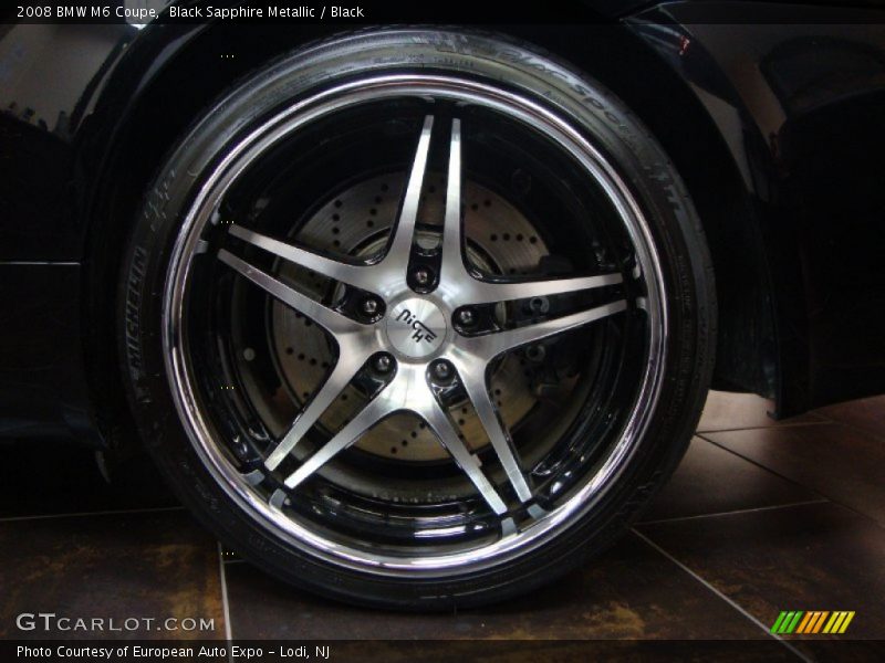 Black Sapphire Metallic / Black 2008 BMW M6 Coupe