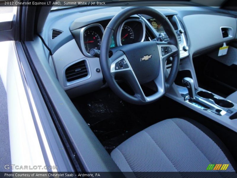 Summit White / Jet Black 2012 Chevrolet Equinox LT AWD