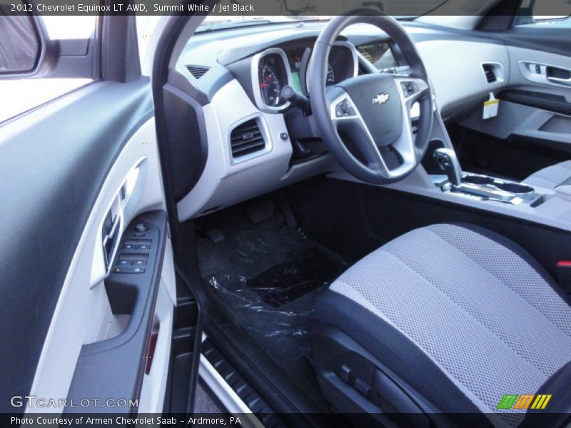 Summit White / Jet Black 2012 Chevrolet Equinox LT AWD