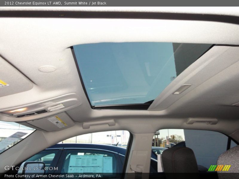 Summit White / Jet Black 2012 Chevrolet Equinox LT AWD