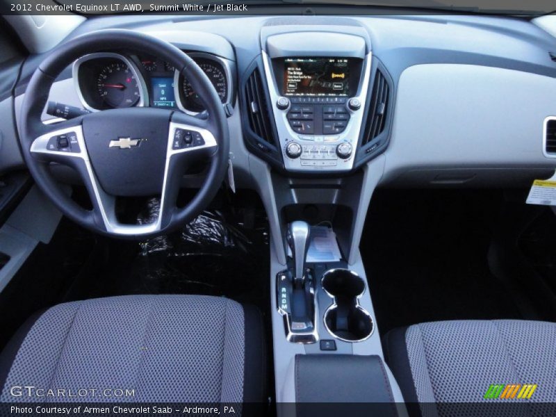 Summit White / Jet Black 2012 Chevrolet Equinox LT AWD