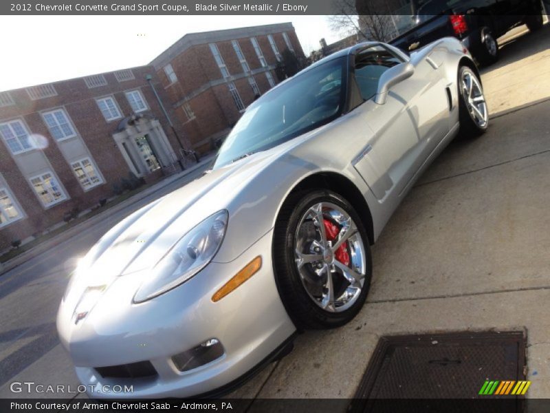 Blade Silver Metallic / Ebony 2012 Chevrolet Corvette Grand Sport Coupe