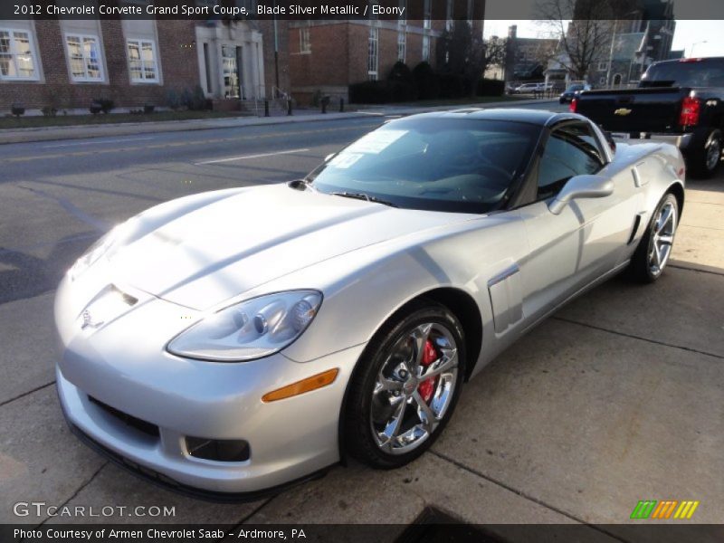 Blade Silver Metallic / Ebony 2012 Chevrolet Corvette Grand Sport Coupe
