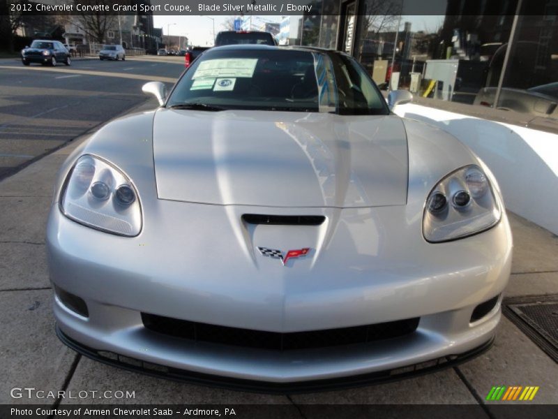 Blade Silver Metallic / Ebony 2012 Chevrolet Corvette Grand Sport Coupe