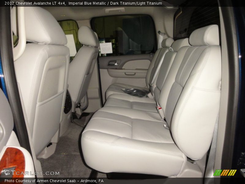 Imperial Blue Metallic / Dark Titanium/Light Titanium 2012 Chevrolet Avalanche LT 4x4