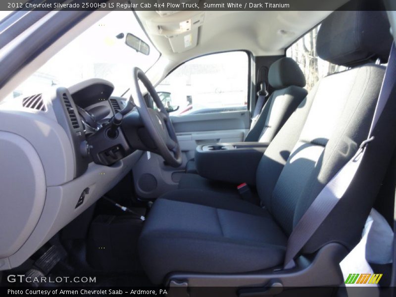 Summit White / Dark Titanium 2012 Chevrolet Silverado 2500HD LS Regular Cab 4x4 Plow Truck