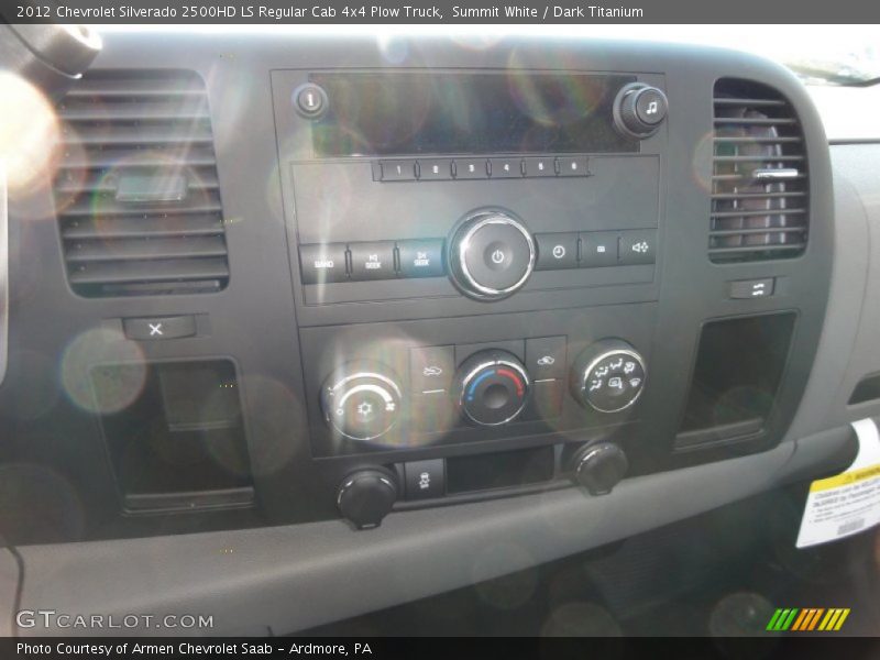 Summit White / Dark Titanium 2012 Chevrolet Silverado 2500HD LS Regular Cab 4x4 Plow Truck