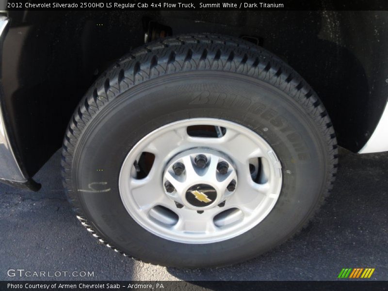 Summit White / Dark Titanium 2012 Chevrolet Silverado 2500HD LS Regular Cab 4x4 Plow Truck