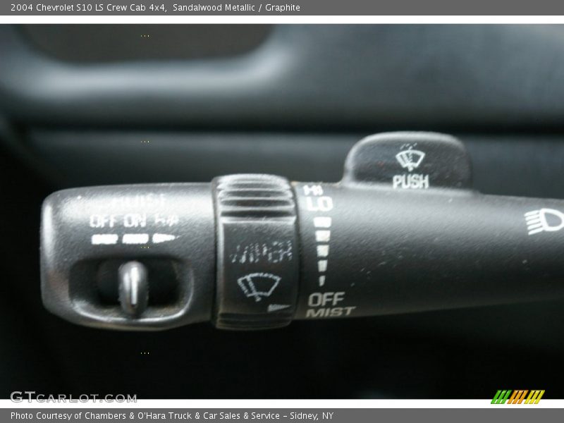 Sandalwood Metallic / Graphite 2004 Chevrolet S10 LS Crew Cab 4x4