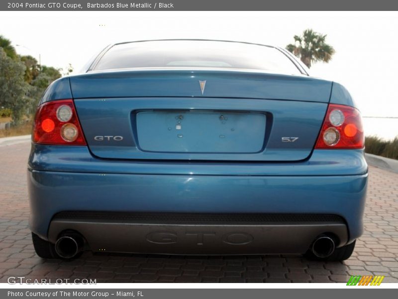 Barbados Blue Metallic / Black 2004 Pontiac GTO Coupe