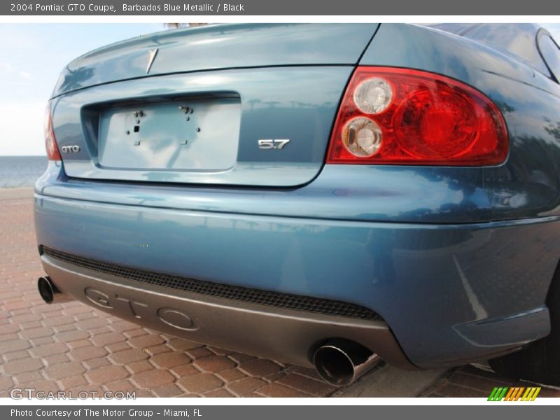 Barbados Blue Metallic / Black 2004 Pontiac GTO Coupe