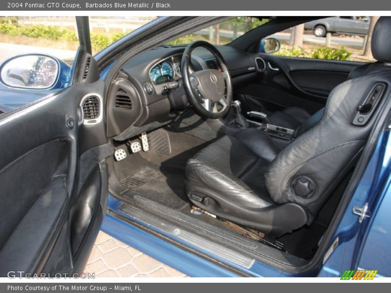 Barbados Blue Metallic / Black 2004 Pontiac GTO Coupe