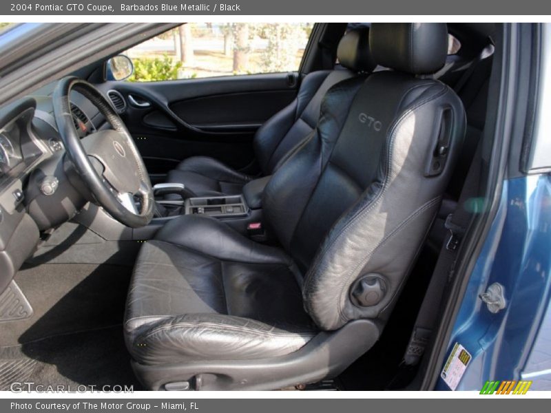 Barbados Blue Metallic / Black 2004 Pontiac GTO Coupe