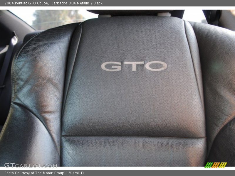 Barbados Blue Metallic / Black 2004 Pontiac GTO Coupe