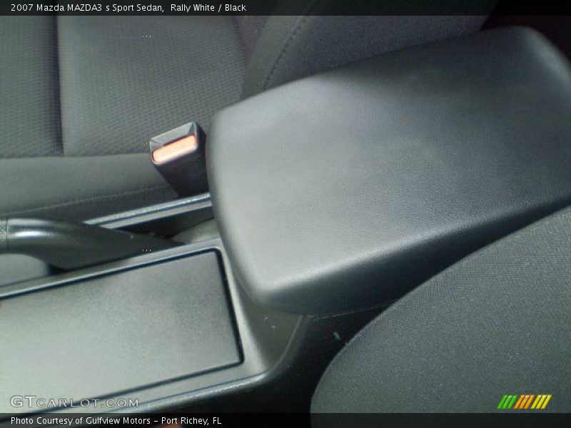 Rally White / Black 2007 Mazda MAZDA3 s Sport Sedan