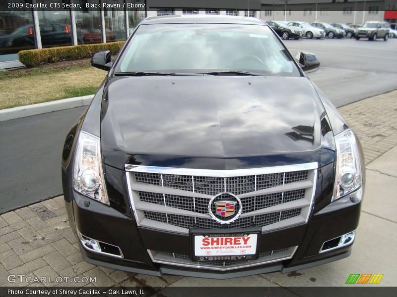 Black Raven / Ebony 2009 Cadillac CTS Sedan