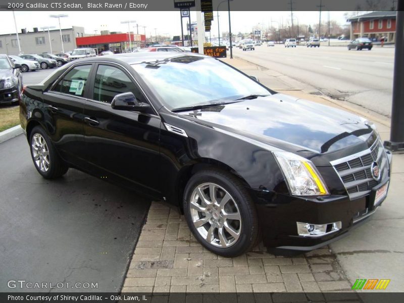Black Raven / Ebony 2009 Cadillac CTS Sedan