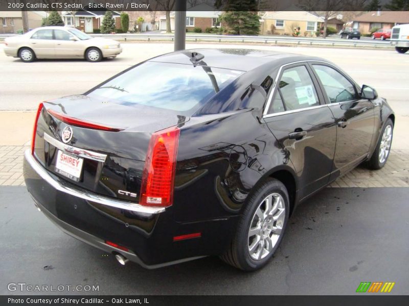 Black Raven / Ebony 2009 Cadillac CTS Sedan