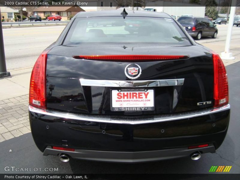 Black Raven / Ebony 2009 Cadillac CTS Sedan