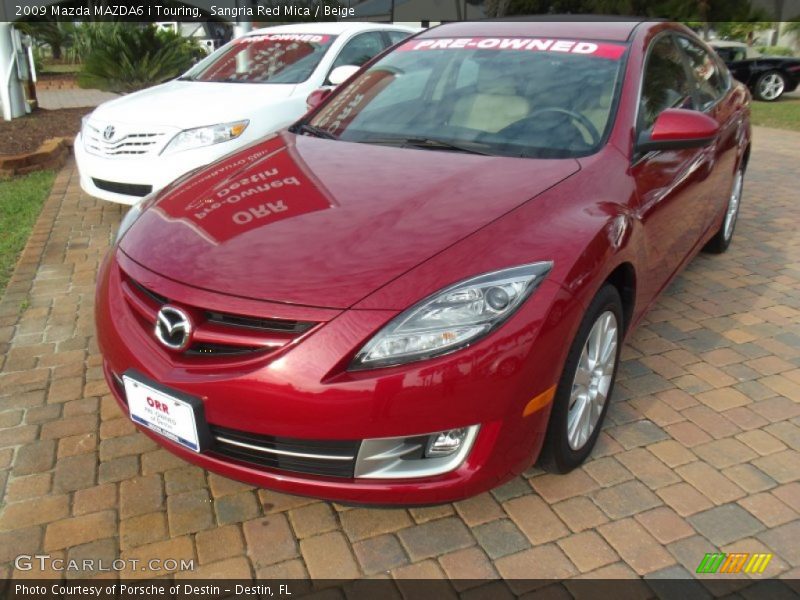 Sangria Red Mica / Beige 2009 Mazda MAZDA6 i Touring