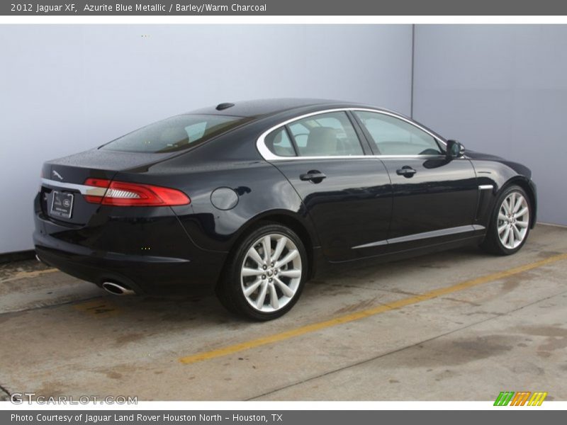 Azurite Blue Metallic / Barley/Warm Charcoal 2012 Jaguar XF