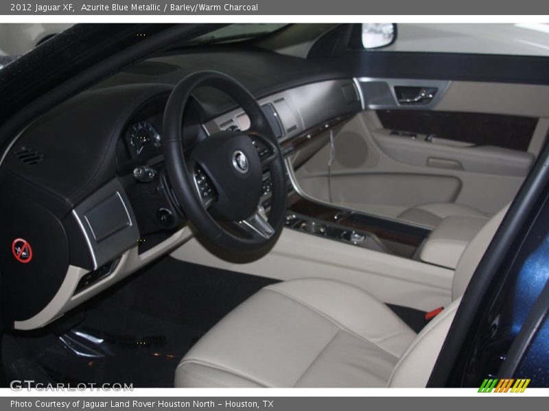 Azurite Blue Metallic / Barley/Warm Charcoal 2012 Jaguar XF
