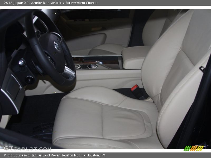 Azurite Blue Metallic / Barley/Warm Charcoal 2012 Jaguar XF