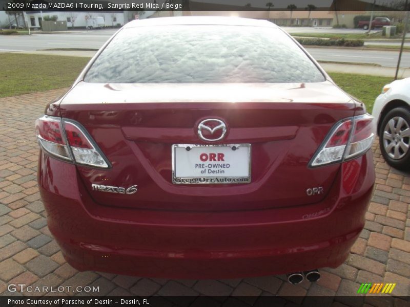 Sangria Red Mica / Beige 2009 Mazda MAZDA6 i Touring