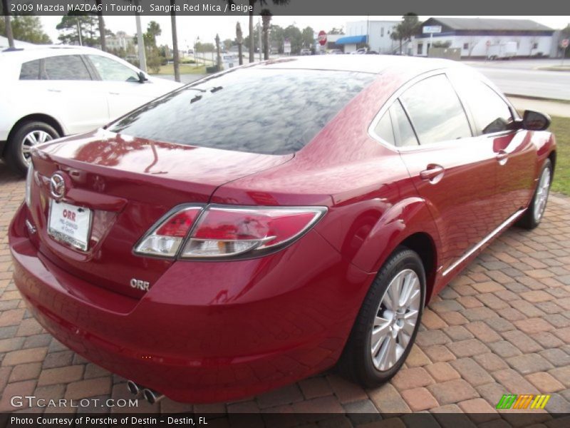 Sangria Red Mica / Beige 2009 Mazda MAZDA6 i Touring
