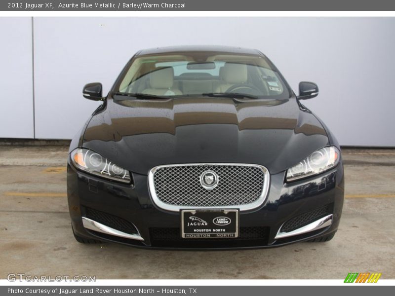 Azurite Blue Metallic / Barley/Warm Charcoal 2012 Jaguar XF