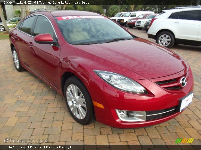 Sangria Red Mica / Beige 2009 Mazda MAZDA6 i Touring
