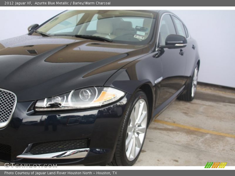 Azurite Blue Metallic / Barley/Warm Charcoal 2012 Jaguar XF