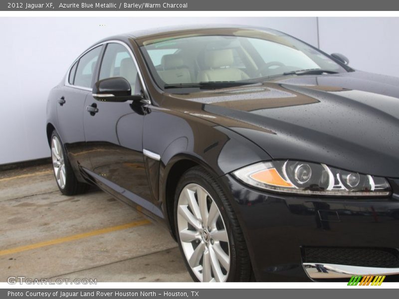 Azurite Blue Metallic / Barley/Warm Charcoal 2012 Jaguar XF