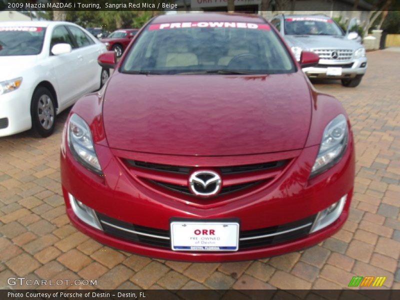 Sangria Red Mica / Beige 2009 Mazda MAZDA6 i Touring