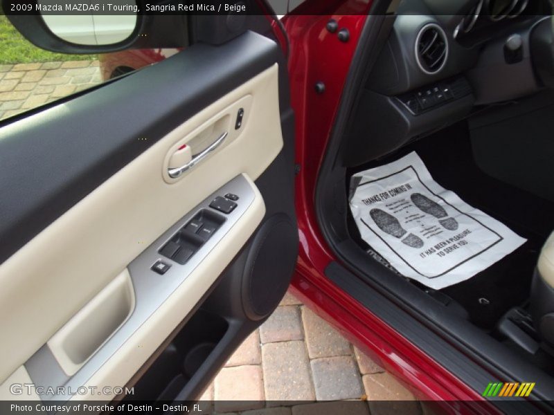 Sangria Red Mica / Beige 2009 Mazda MAZDA6 i Touring