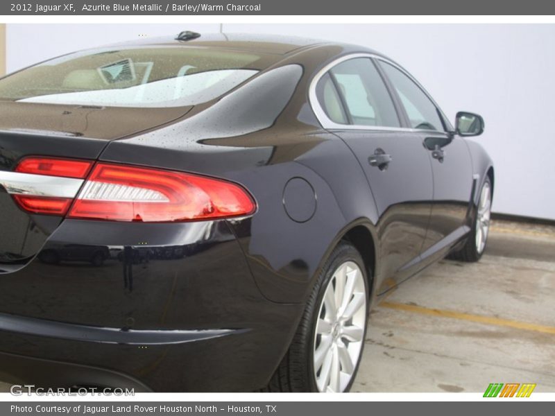 Azurite Blue Metallic / Barley/Warm Charcoal 2012 Jaguar XF