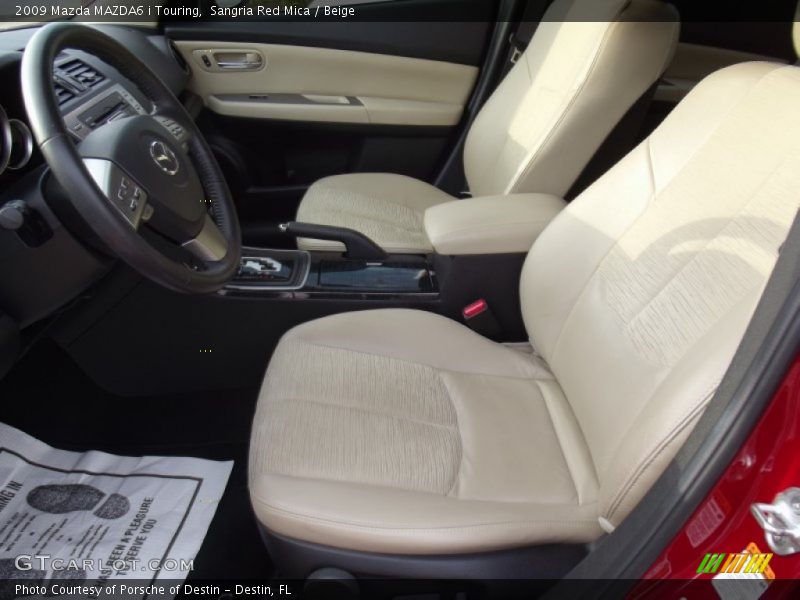 Sangria Red Mica / Beige 2009 Mazda MAZDA6 i Touring