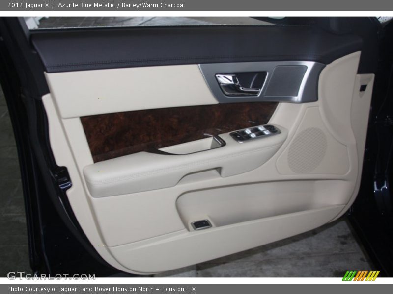 Azurite Blue Metallic / Barley/Warm Charcoal 2012 Jaguar XF