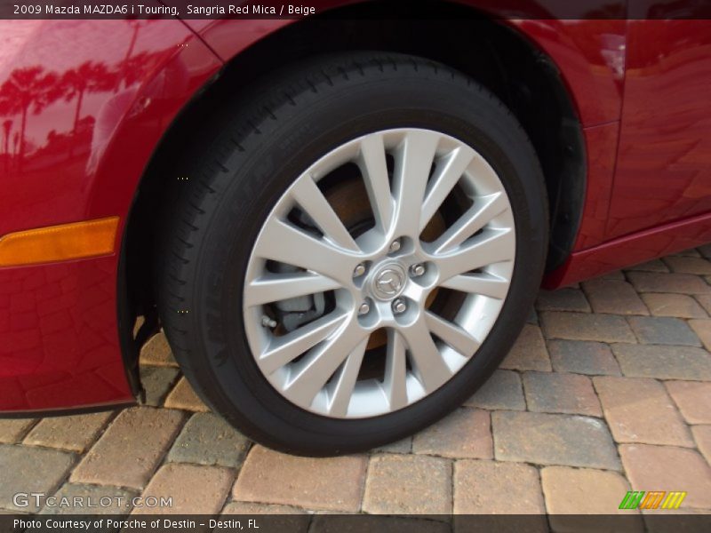 Sangria Red Mica / Beige 2009 Mazda MAZDA6 i Touring