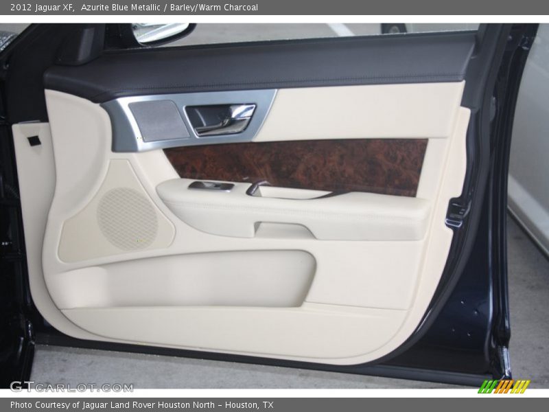 Azurite Blue Metallic / Barley/Warm Charcoal 2012 Jaguar XF