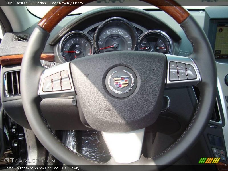 Black Raven / Ebony 2009 Cadillac CTS Sedan