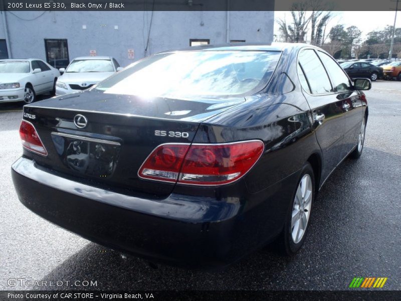 Black Onyx / Black 2005 Lexus ES 330