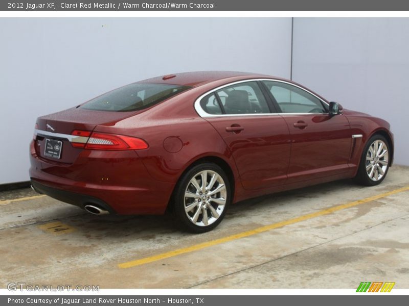 Claret Red Metallic / Warm Charcoal/Warm Charcoal 2012 Jaguar XF
