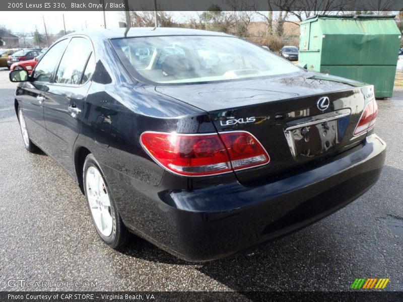 Black Onyx / Black 2005 Lexus ES 330