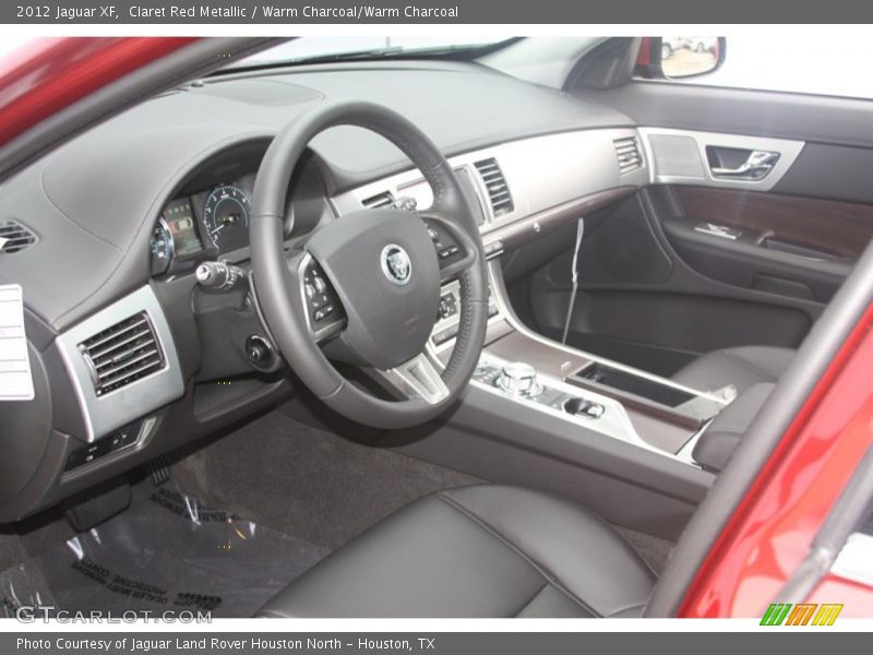 Claret Red Metallic / Warm Charcoal/Warm Charcoal 2012 Jaguar XF
